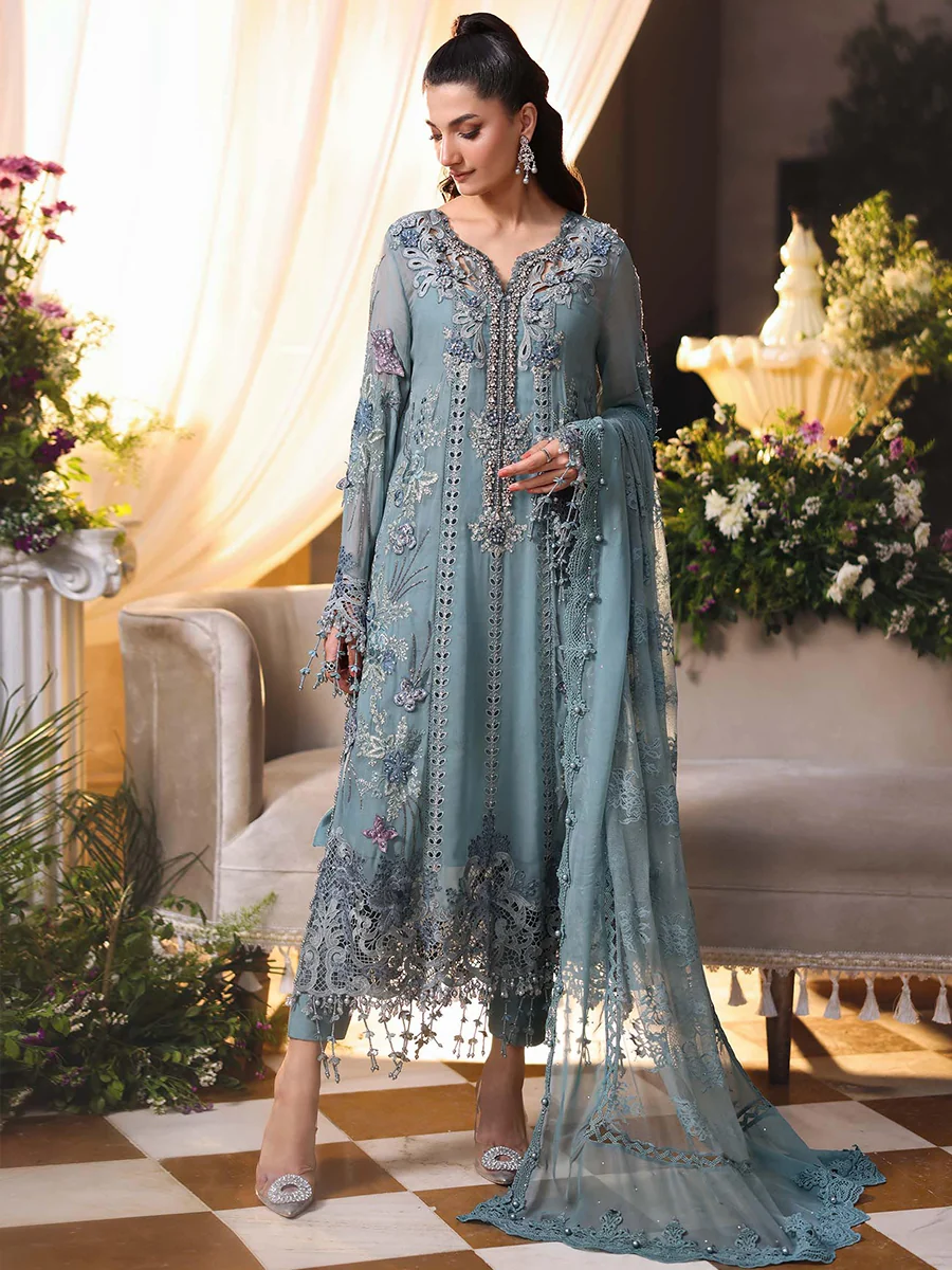 Best Price Maria B Inspired Chiffon - MPC 106  - Party wear | IQNAZ