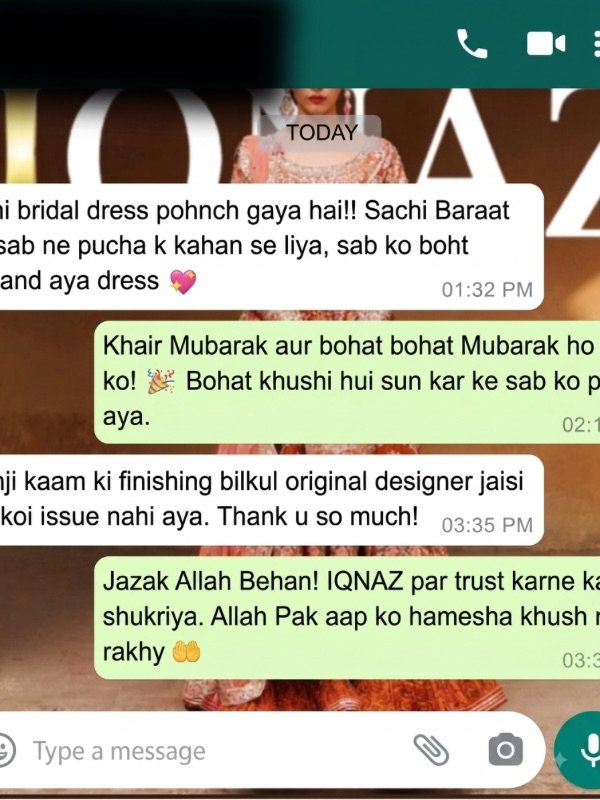 WhatsApp review from Karachi