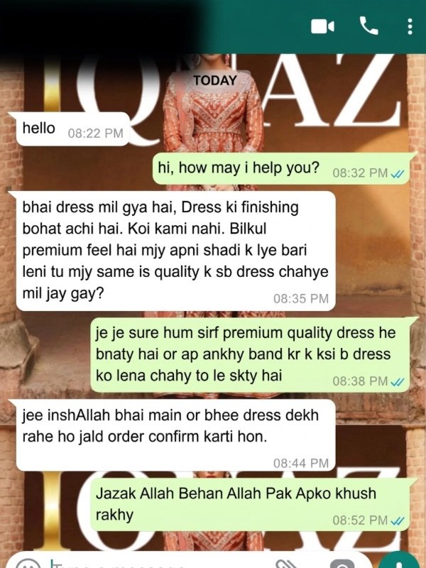WhatsApp review from Islamabad
