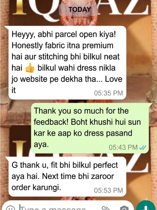 WhatsApp review from Sialkot