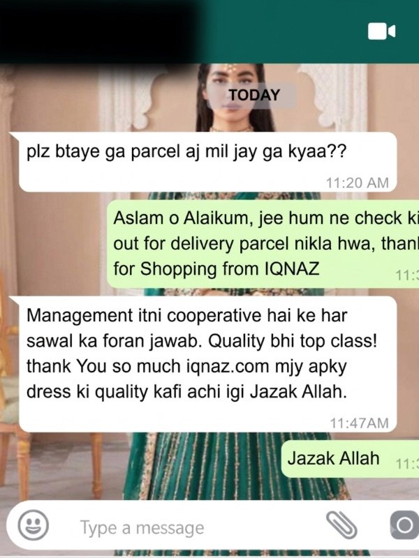 WhatsApp review from Islamabad