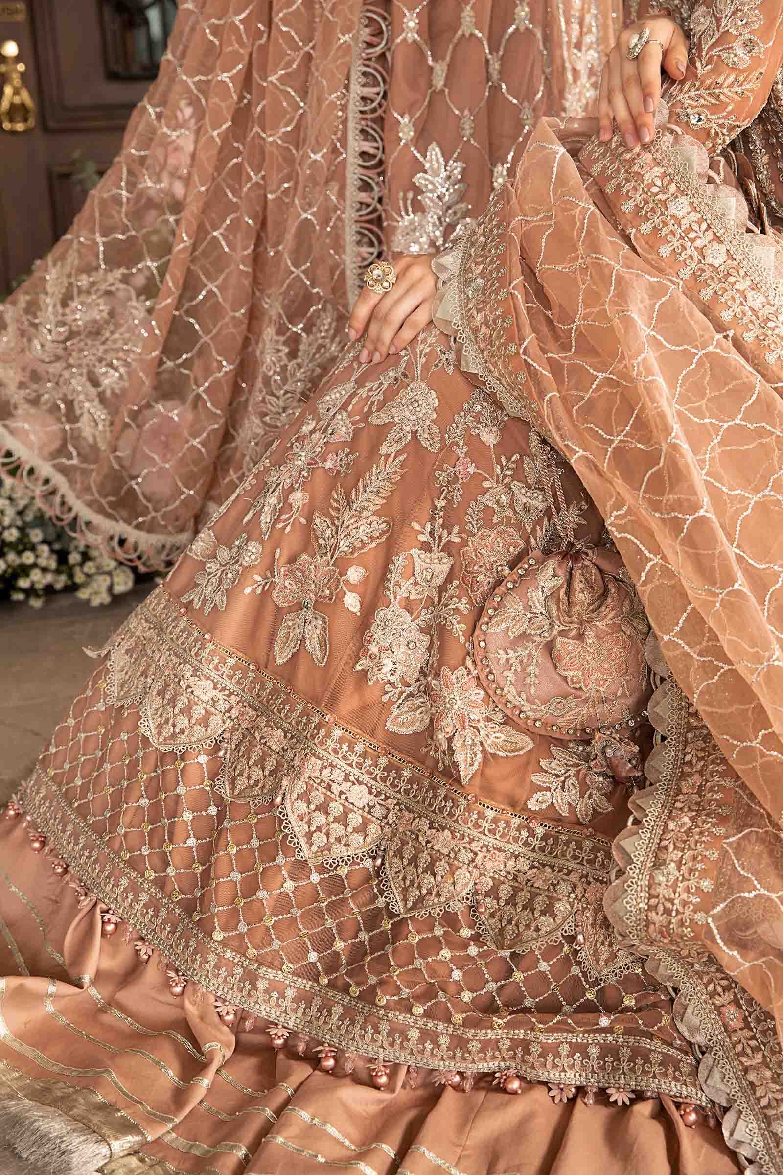 Maria B BD-2804 Hand Embellished Organza Suit with Skirt – Photoshoot Angle 8 Maria B BD-2804 Hand Embellished Organza Suit with Skirt - Designer Photoshoot Gallery Angle 8 | IQNAZ Couture