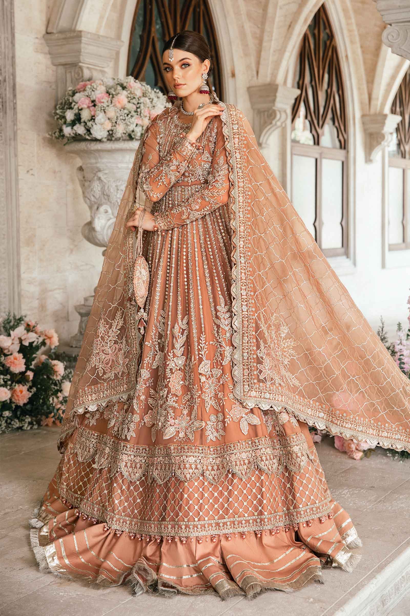 Maria B BD-2804 Hand Embellished Organza Suit with Skirt – Photoshoot Angle 10 Maria B BD-2804 Hand Embellished Organza Suit with Skirt - Designer Photoshoot Gallery Angle 10 | IQNAZ Couture