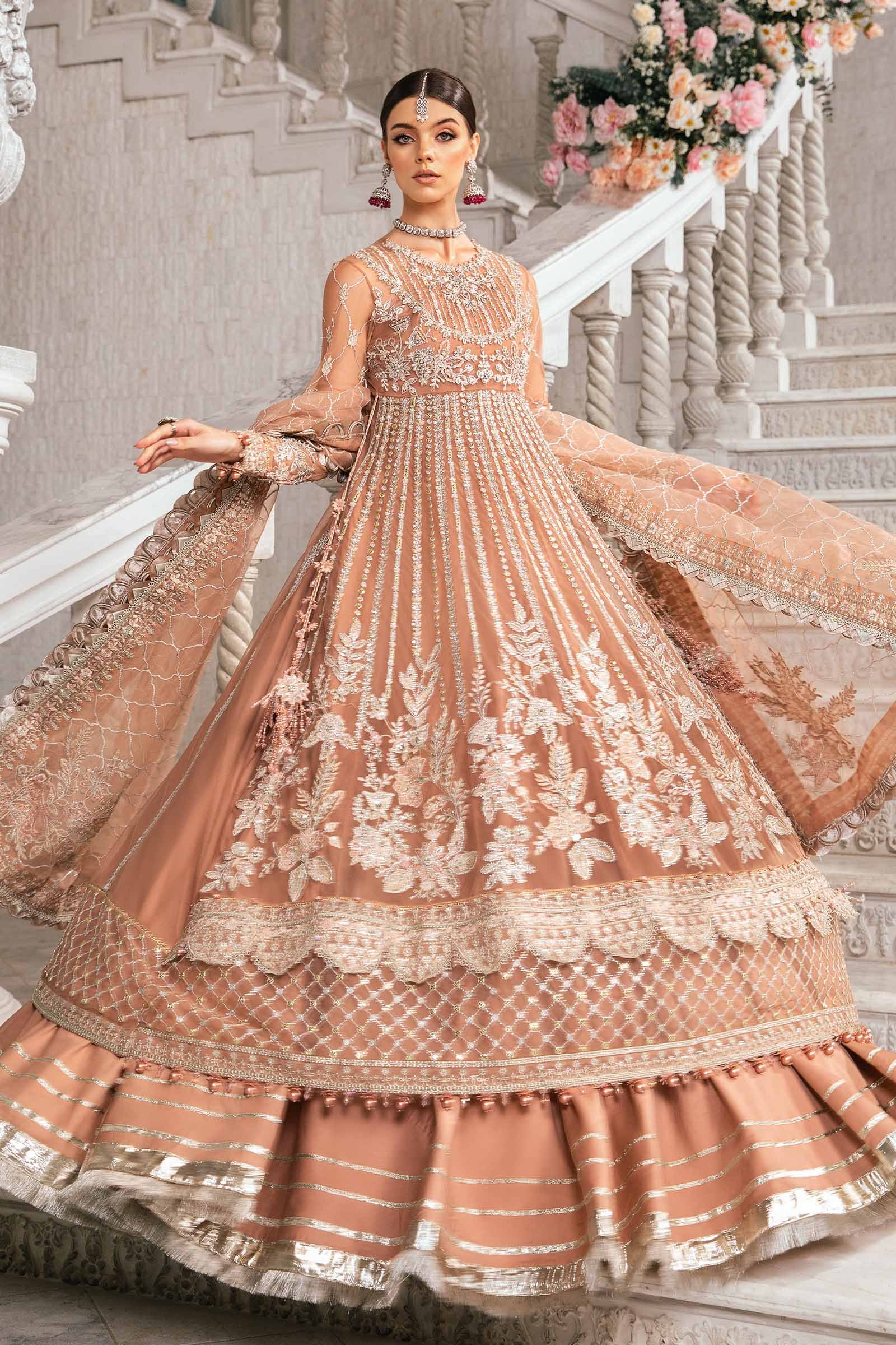 Maria B BD-2804 Hand Embellished Organza Suit with Skirt – Photoshoot Angle 11 Maria B BD-2804 Hand Embellished Organza Suit with Skirt - Designer Photoshoot Gallery Angle 11 | IQNAZ Couture