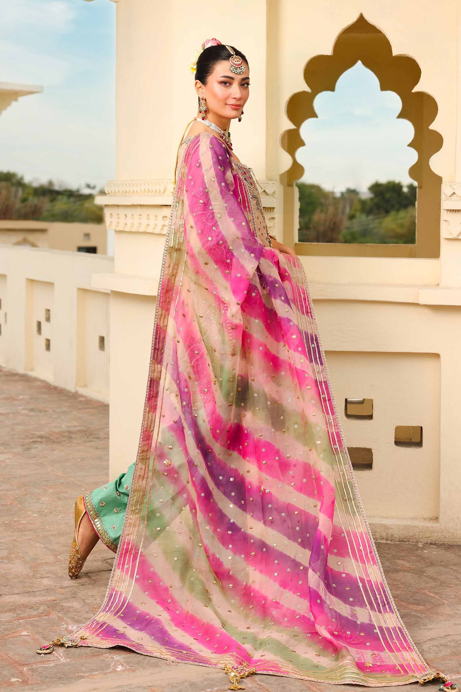 Faiza Saqlain Zeena Embroidered Organza Party Wear Suit – Photoshoot Angle 9 Faiza Saqlain Zeena Embroidered Organza Party Wear Suit - Designer Photoshoot Gallery Angle 9 | IQNAZ Couture