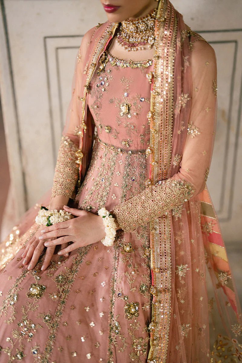 Mohsin Naveed Ranjha Hand Embellished Net Party Wear Suit – Photoshoot Angle 8 Mohsin Naveed Ranjha Hand Embellished Net Party Wear Suit - Designer Photoshoot Gallery Angle 8 | IQNAZ Couture