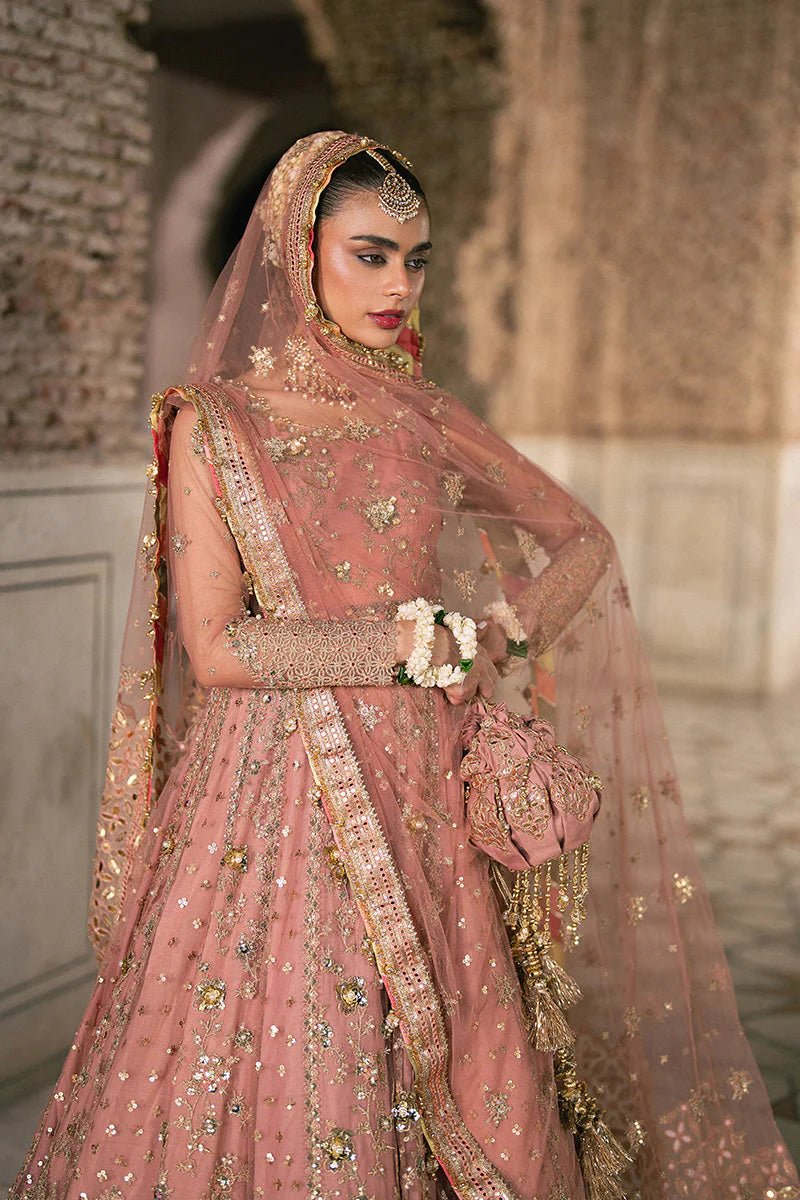 Mohsin Naveed Ranjha Hand Embellished Net Party Wear Suit – Dupatta & Border Detailing Mohsin Naveed Ranjha Hand Embellished Net Party Wear Suit - Four-Sided Embroidered Dupatta & Pallu Border | IQNAZ