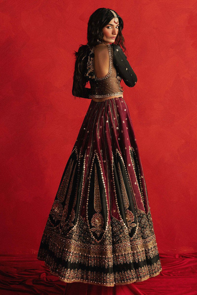 Mohsin Naveed Ranjha Dil Raas Hand Embellished Organza Party Wear Suit – Photoshoot Angle 8 Mohsin Naveed Ranjha Dil Raas Hand Embellished Organza Party Wear Suit - Designer Photoshoot Gallery Angle 8 | IQNAZ Couture