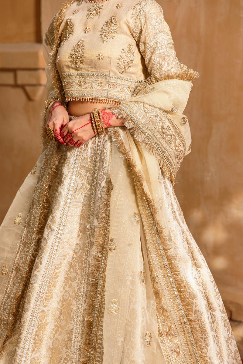 Qalamkar Afsanah Embroidered Organza Party Wear Suit – Dupatta & Border Detailing Qalamkar Afsanah Embroidered Organza Party Wear Suit - Four-Sided Embroidered Dupatta & Pallu Border | IQNAZ
