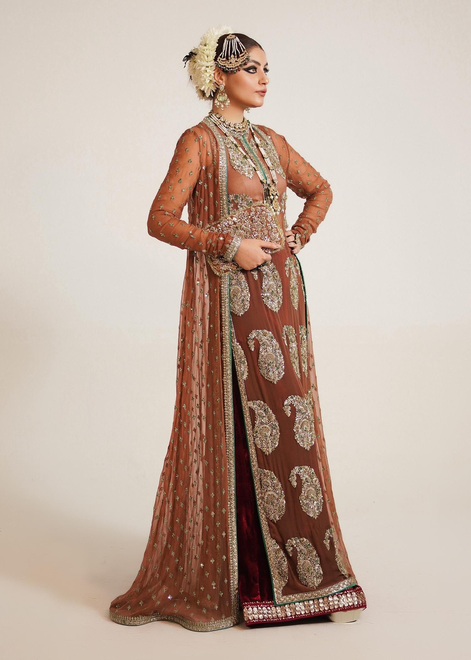 Hussain Rehar Hand Embellished Silk Party Wear Suit – Trouser & Bottom Fabric Hussain Rehar Hand Embellished Silk Party Wear Suit - Matching Bottom & Trouser Fabric Details | IQNAZ