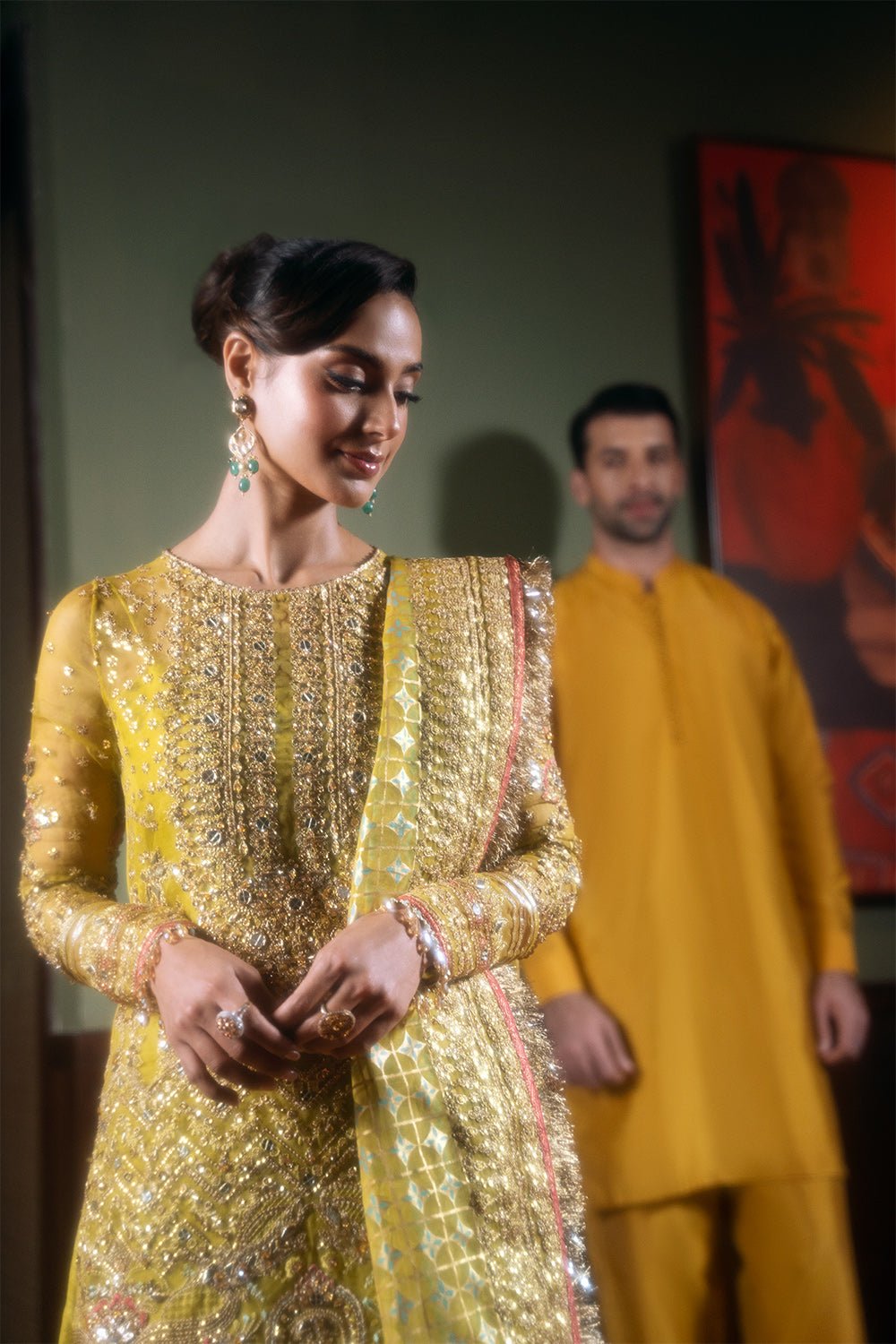 Republic Womens Wear Sera Srf Embroidered Organza Party Wear Suit - Designer Photoshoot Gallery Angle 9 | IQNAZ Couture