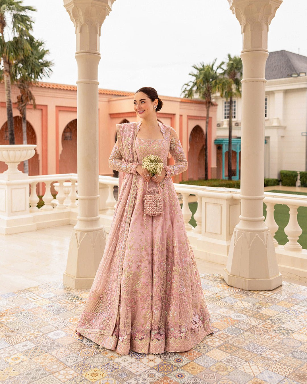 Faiza Saqlain Hand Embellished Silk Party Wear Suit – Photoshoot Angle 7 Faiza Saqlain Hand Embellished Silk Party Wear Suit - Designer Photoshoot Gallery Angle 7 | IQNAZ Couture