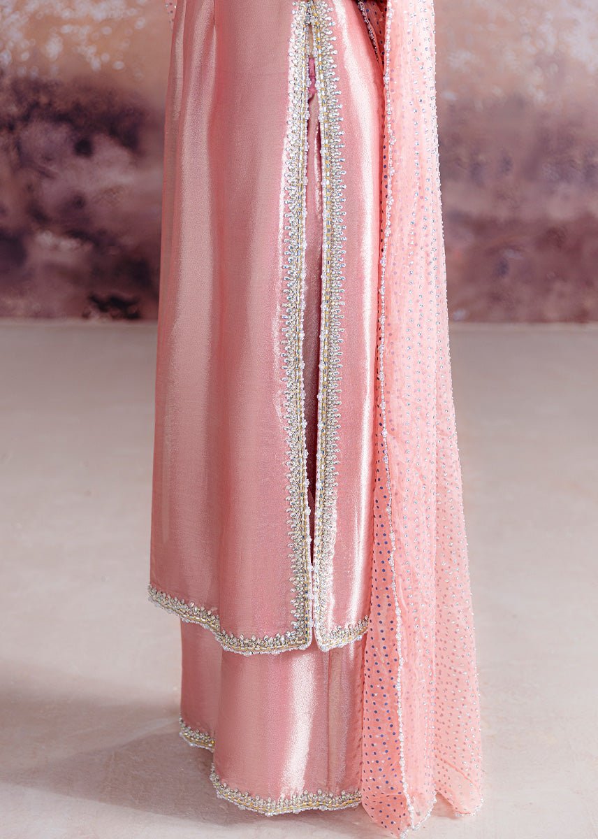 Sara Rohail Asghar Embroidered Organza Party Wear Suit – Trouser & Bottom Fabric Sara Rohail Asghar Embroidered Organza Party Wear Suit - Matching Bottom & Trouser Fabric Details | IQNAZ