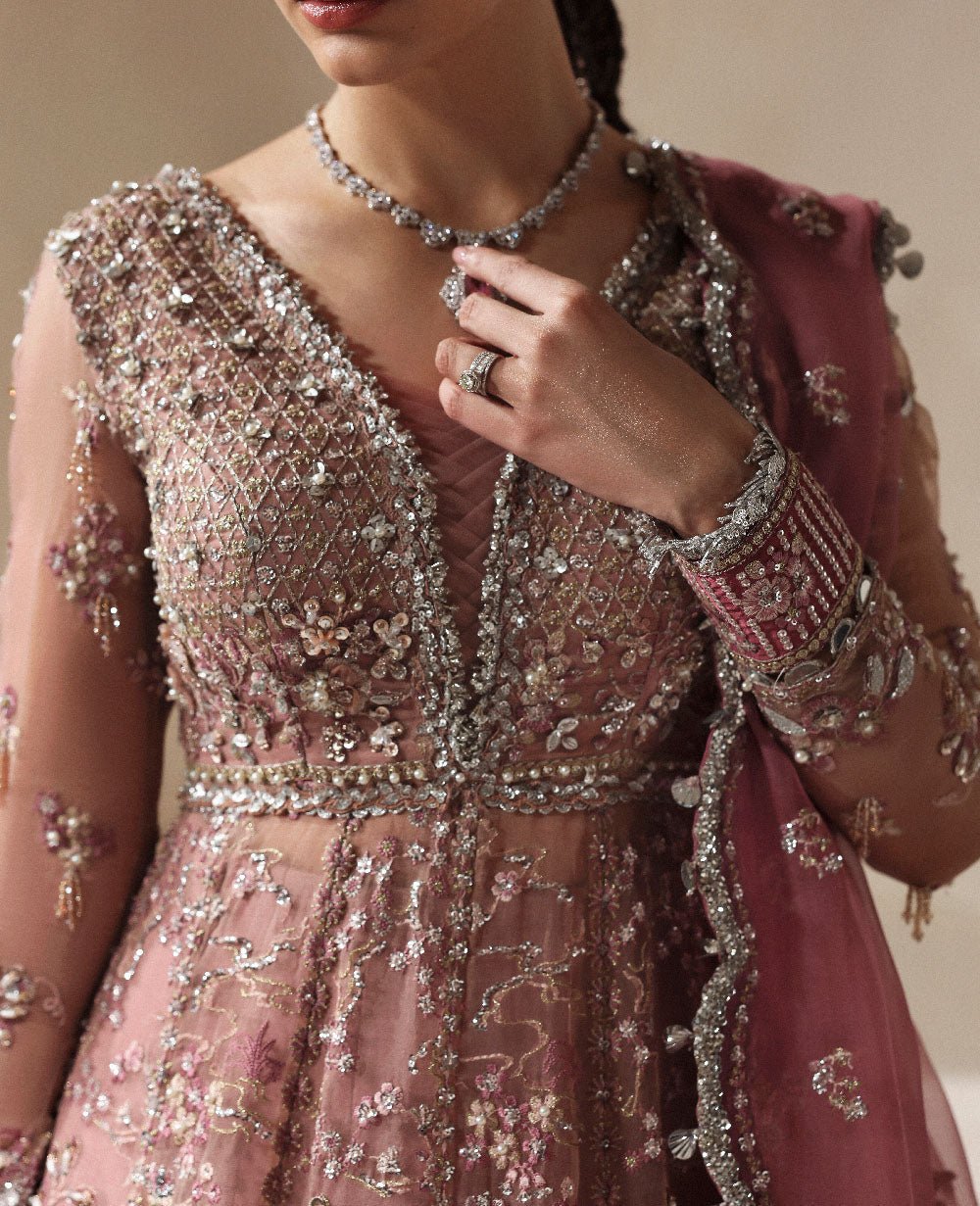Republic Womens Wear Juliane Embroidered Organza Party Wear Suit - Four-Sided Embroidered Dupatta & Pallu Border | IQNAZ