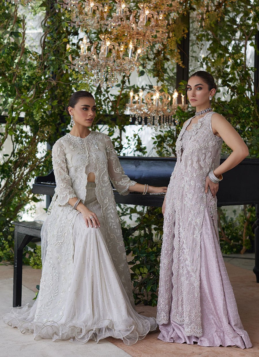 Farah Talib Aziz Hand Embellished Silk Party Wear Suit – Trouser & Bottom Fabric Farah Talib Aziz Hand Embellished Silk Party Wear Suit - Matching Bottom & Trouser Fabric Details | IQNAZ