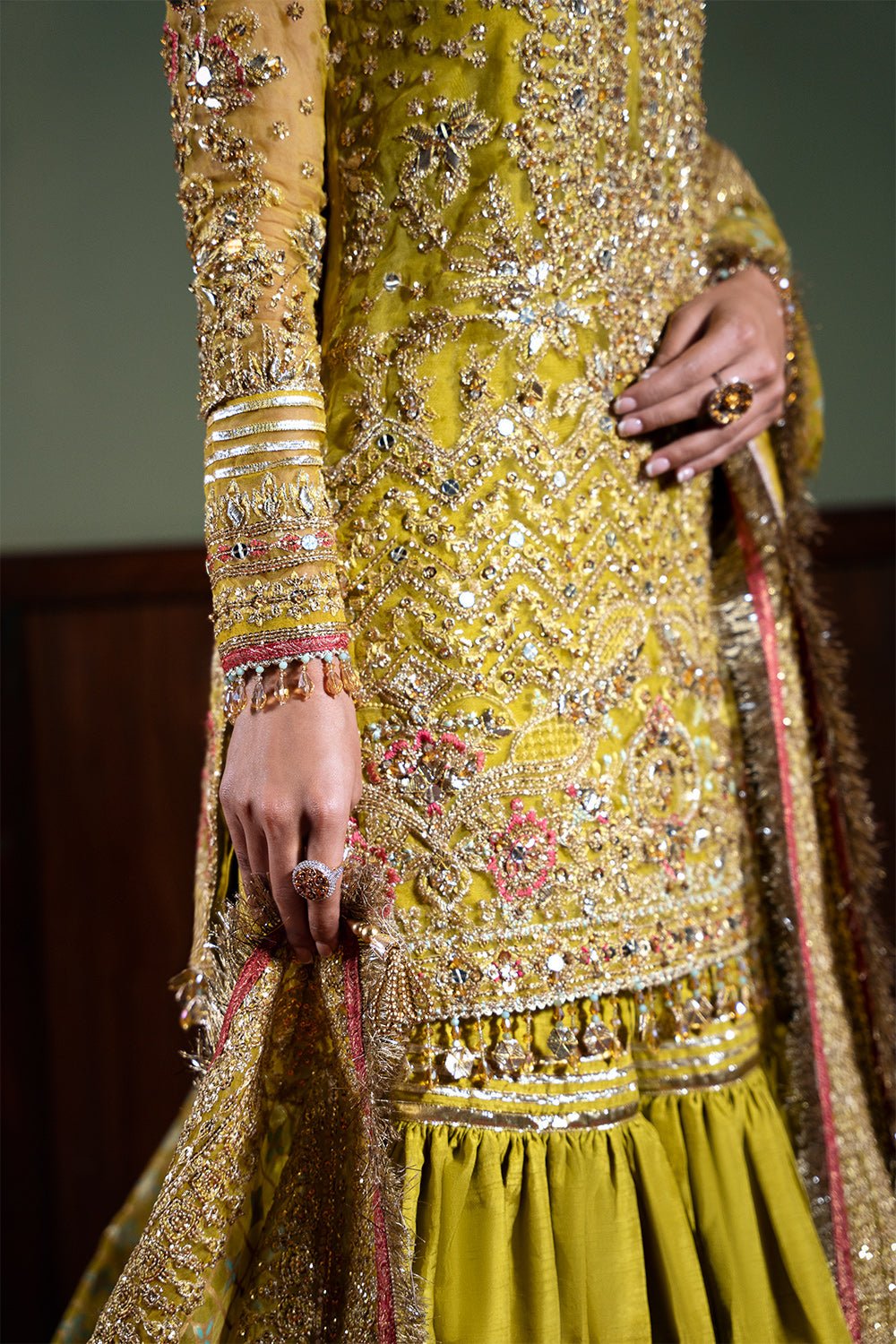 Republic Womens Wear Sera Srf Embroidered Organza Party Wear Suit - Designer Photoshoot Gallery Angle 6 | IQNAZ Couture
