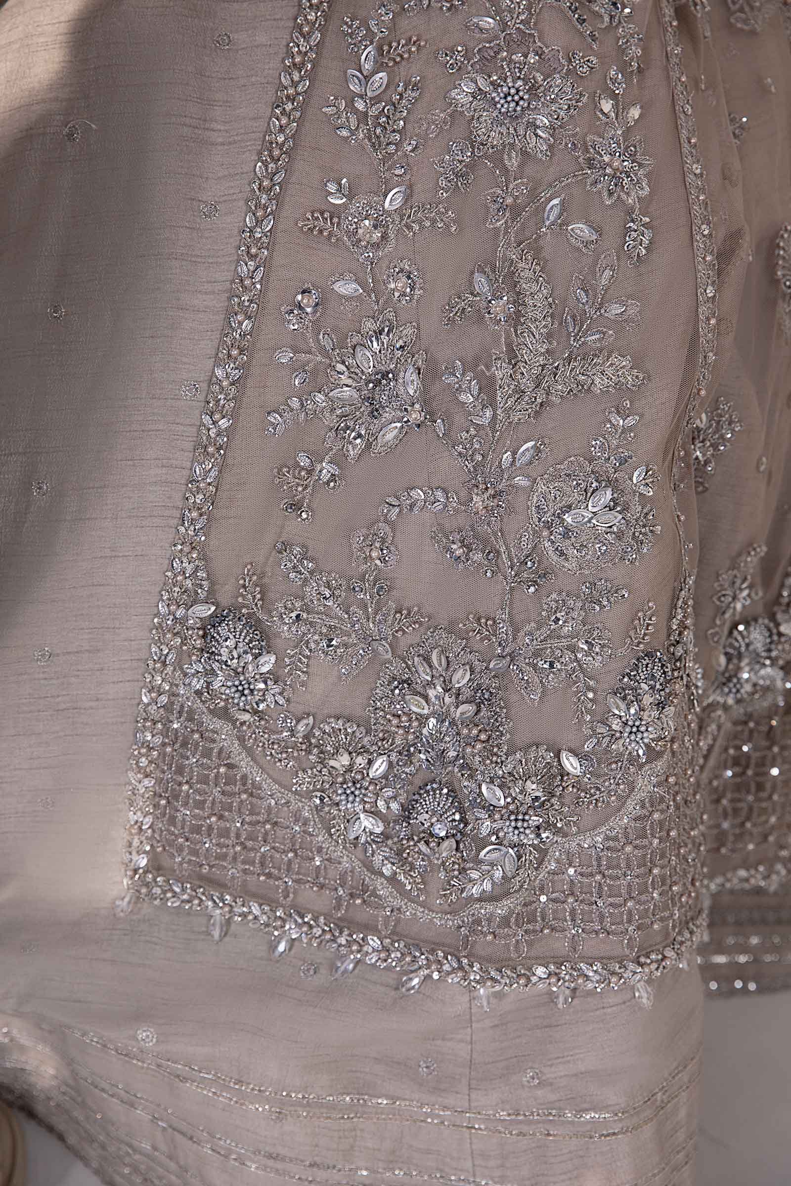 Maria B Embroidered Organza Party Wear Suit – Photoshoot Angle 8 Maria B Embroidered Organza Party Wear Suit - Designer Photoshoot Gallery Angle 8 | IQNAZ Couture