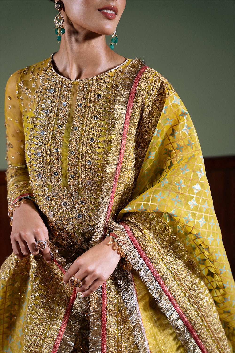Republic Womens Wear Sera Srf Embroidered Organza Party Wear Suit - Four-Sided Embroidered Dupatta & Pallu Border | IQNAZ