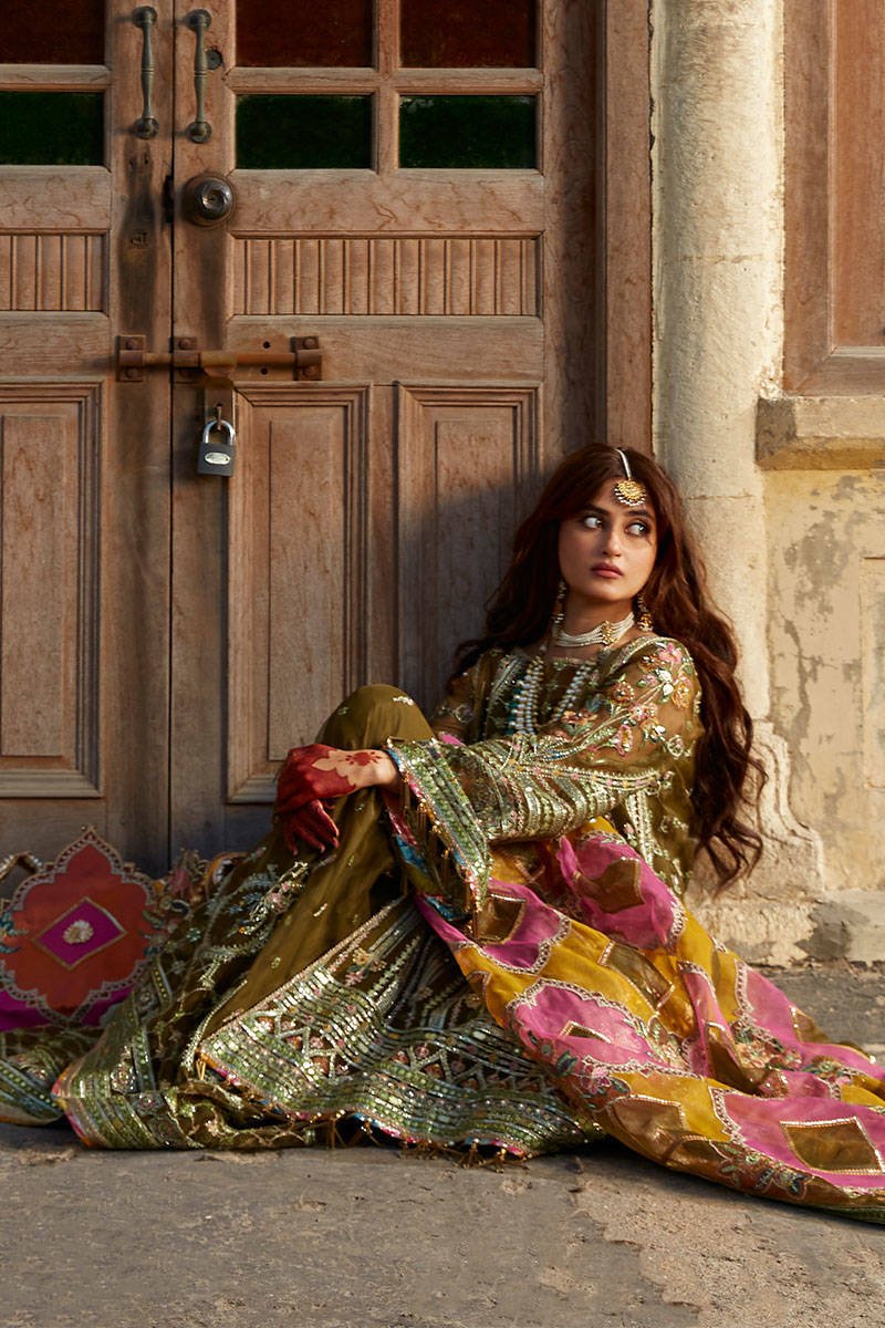 Republic Womens Wear Viraas Embroidered Organza Party Wear Suit – Photoshoot Angle 6 Republic Womens Wear Viraas Embroidered Organza Party Wear Suit - Designer Photoshoot Gallery Angle 6 | IQNAZ Couture
