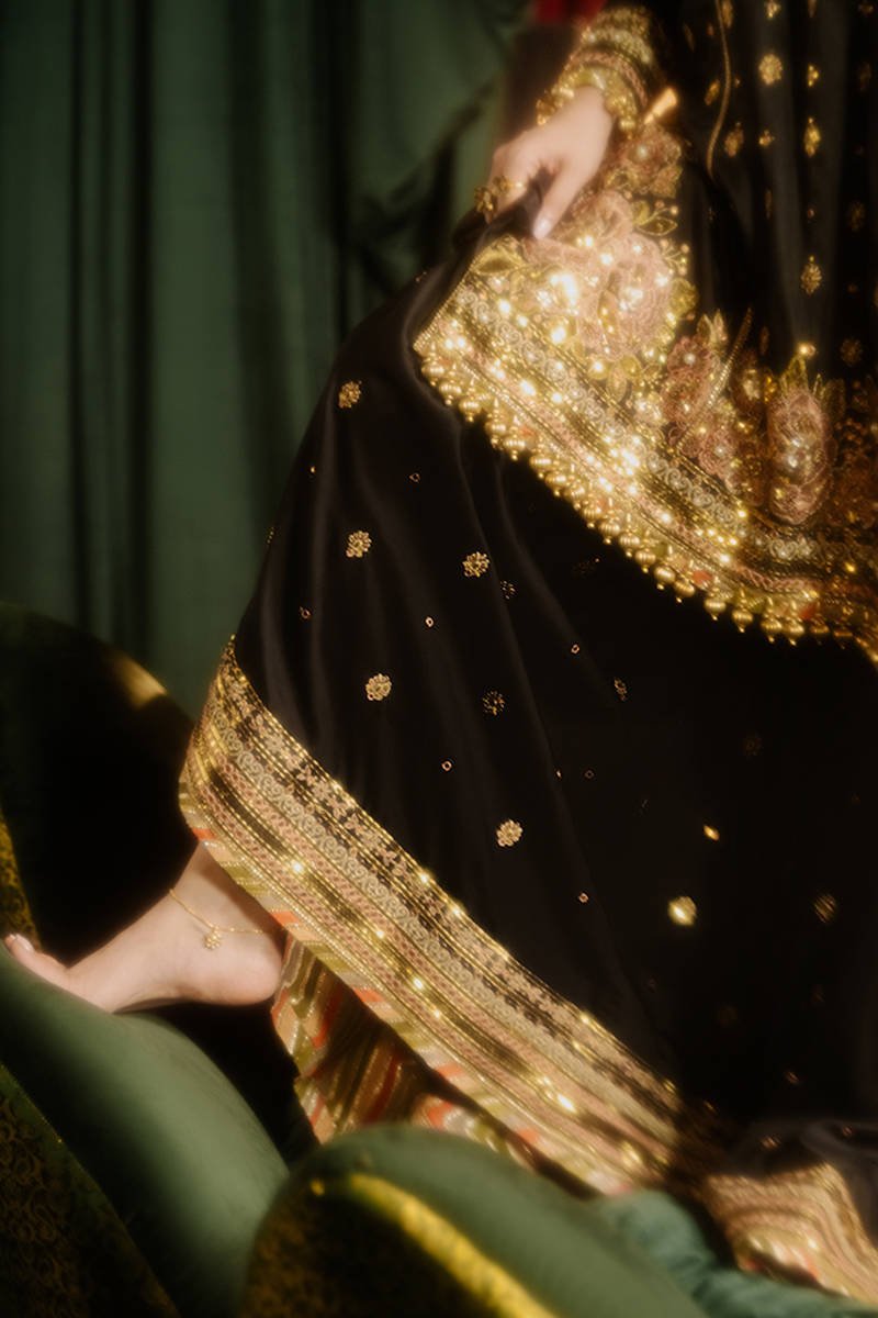 Republic Womens Wear Afreen Embroidered Organza Party Wear Suit - Designer Photoshoot Gallery Angle 11 | IQNAZ Couture