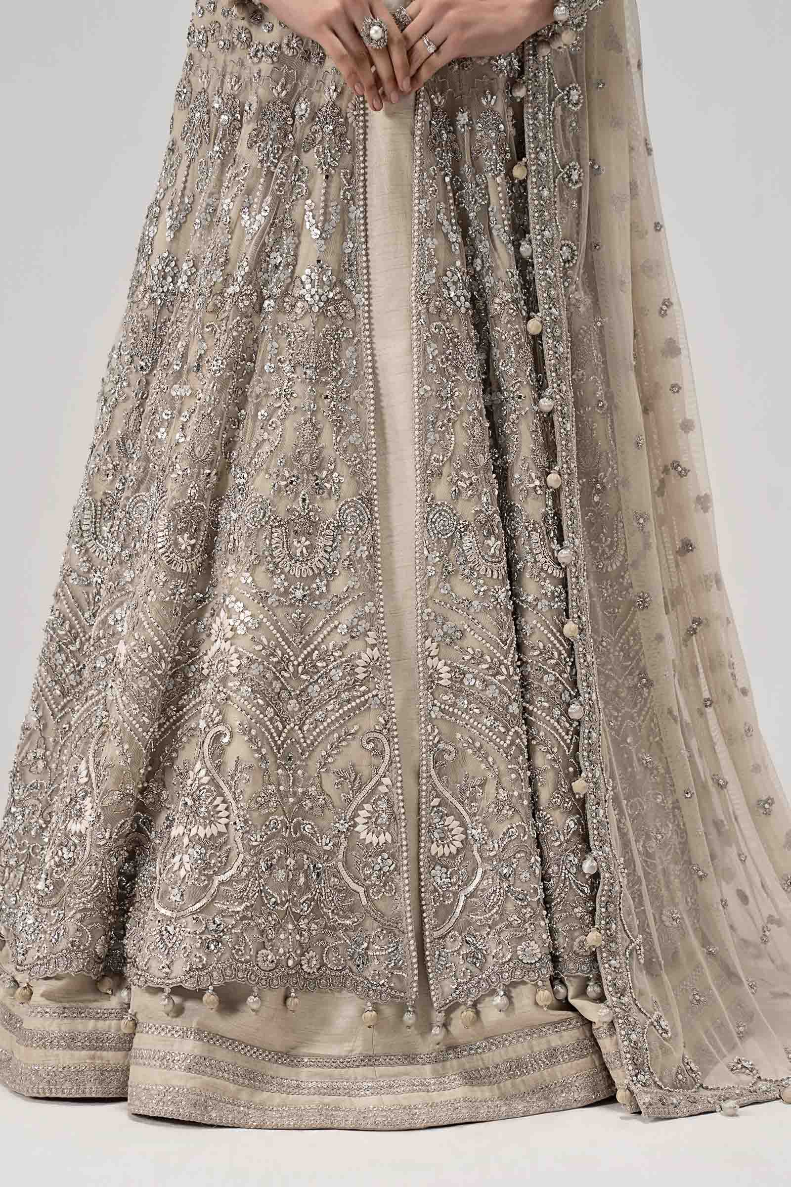 Maria B Elaria Hand Embellished Organza Party Wear Maxi – Photoshoot Angle 9 Maria B Elaria Hand Embellished Organza Party Wear Maxi - Designer Photoshoot Gallery Angle 9 | IQNAZ Couture