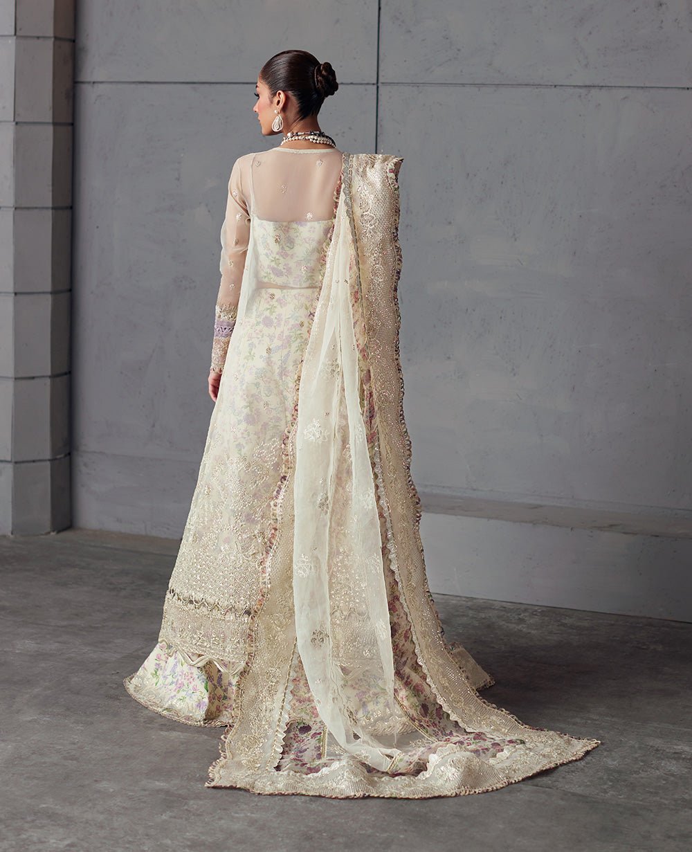Republic Womens Wear Edera Hand Embellished Organza Party Wear Suit – Dupatta & Border Detailing Republic Womens Wear Edera Hand Embellished Organza Party Wear Suit - Four-Sided Embroidered Dupatta & Pallu Border | IQNAZ