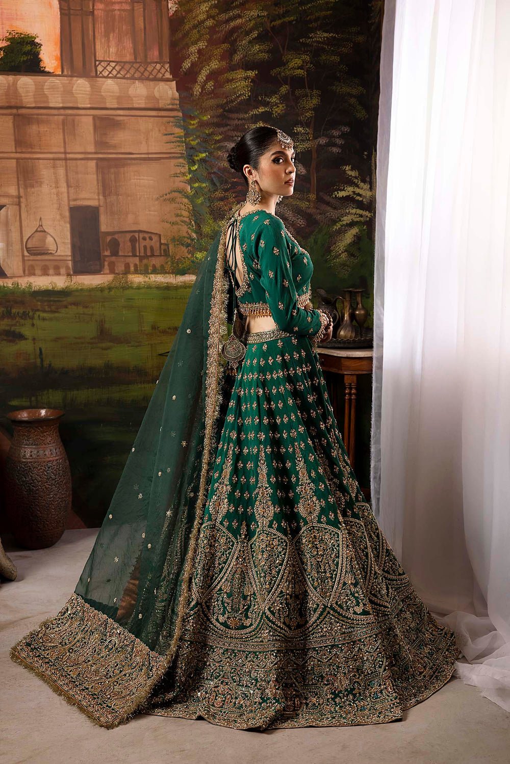 Faiza Saqlain Nuriyaa Kiara Hand Embellished Organza Party Wear Suit – Dupatta & Border Detailing Faiza Saqlain Nuriyaa Kiara Hand Embellished Organza Party Wear Suit - Four-Sided Embroidered Dupatta & Pallu Border | IQNAZ