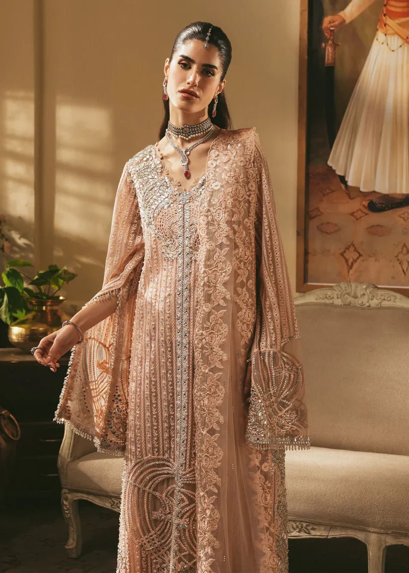 Saira Shakira Embroidered Silk Party Wear Suit - Designer Photoshoot Gallery Angle 10 | IQNAZ Couture