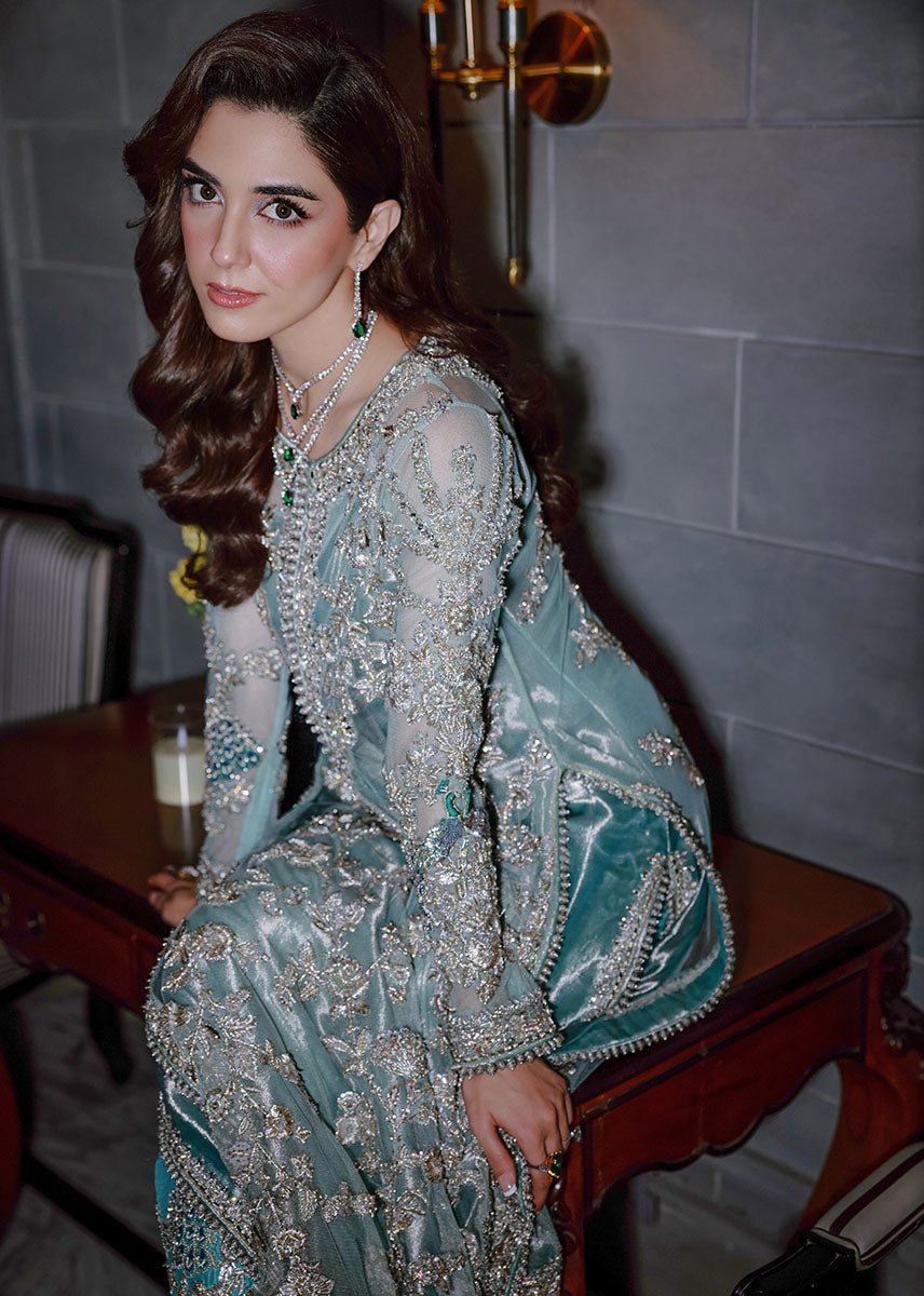 Maria B Ferozeah Embroidered Organza Party Wear Suit – Trouser & Bottom Fabric Maria B Ferozeah Embroidered Organza Party Wear Suit - Matching Bottom & Trouser Fabric Details | IQNAZ