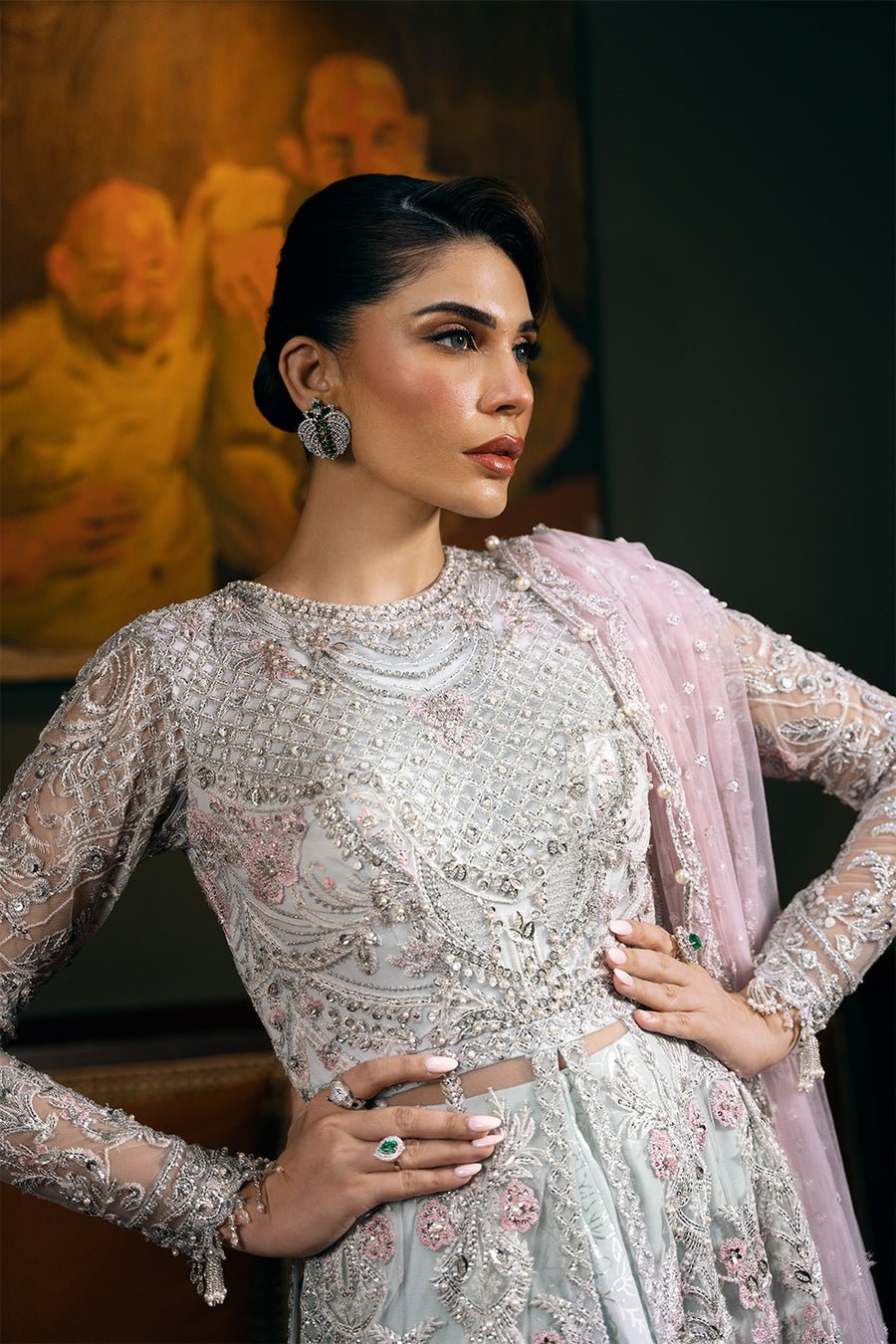 Republic Womens Wear Kylo Srf Embroidered Organza Party Wear Suit – Dupatta & Border Detailing Republic Womens Wear Kylo Srf Embroidered Organza Party Wear Suit - Four-Sided Embroidered Dupatta & Pallu Border | IQNAZ