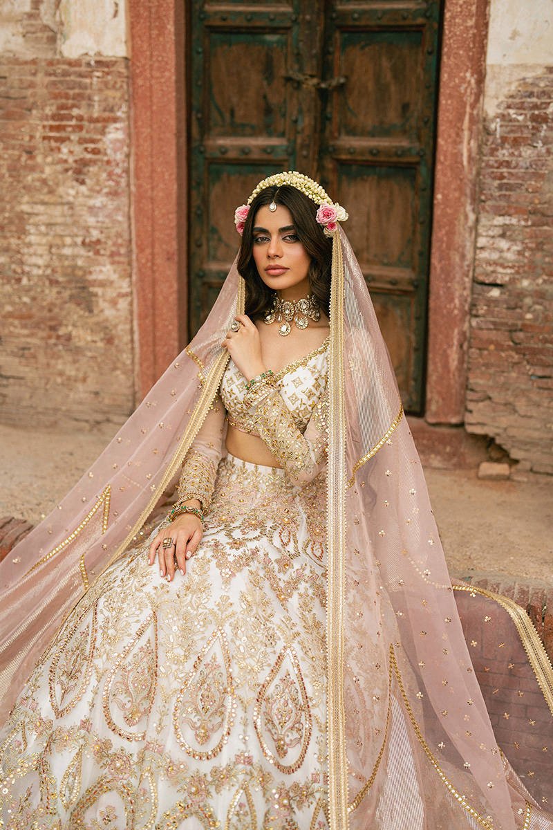 Mohsin Naveed Ranjha Kohinoor Hand Embellished Organza Party Wear Suit – Photoshoot Angle 6 Mohsin Naveed Ranjha Kohinoor Hand Embellished Organza Party Wear Suit - Designer Photoshoot Gallery Angle 6 | IQNAZ Couture