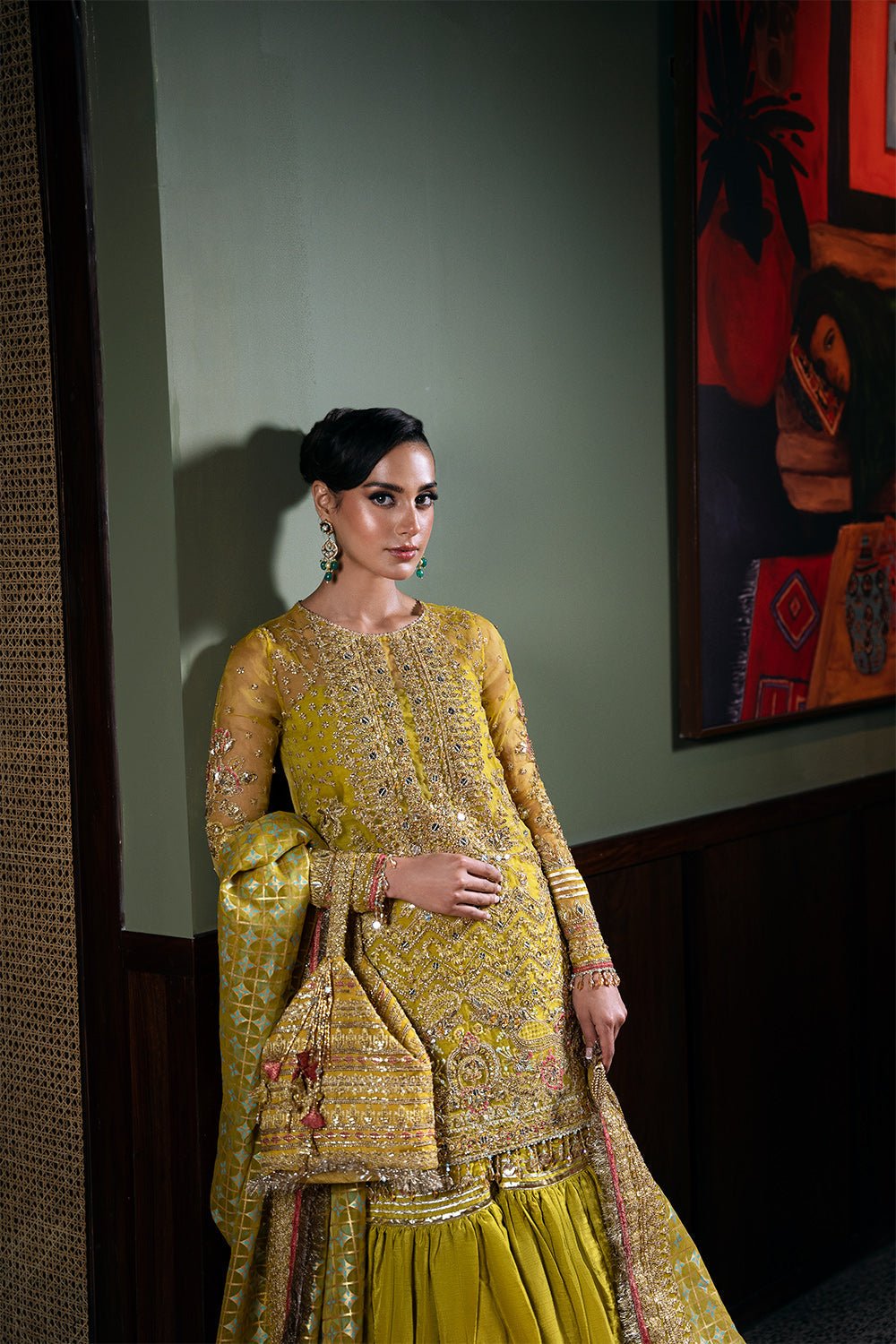 Republic Womens Wear Sera Srf Embroidered Organza Party Wear Suit - Close-Up Hand Embellishment Tilla & Pearl Work | IQNAZ