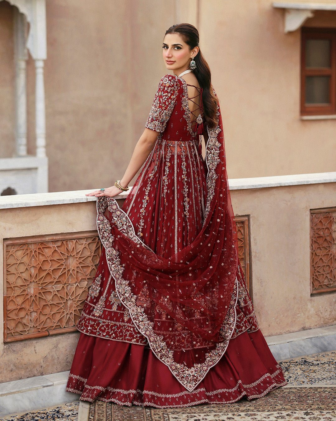 Faiza Saqlain Hand Embellished Silk Party Wear Suit – Trouser & Bottom Fabric Faiza Saqlain Hand Embellished Silk Party Wear Suit - Matching Bottom & Trouser Fabric Details | IQNAZ