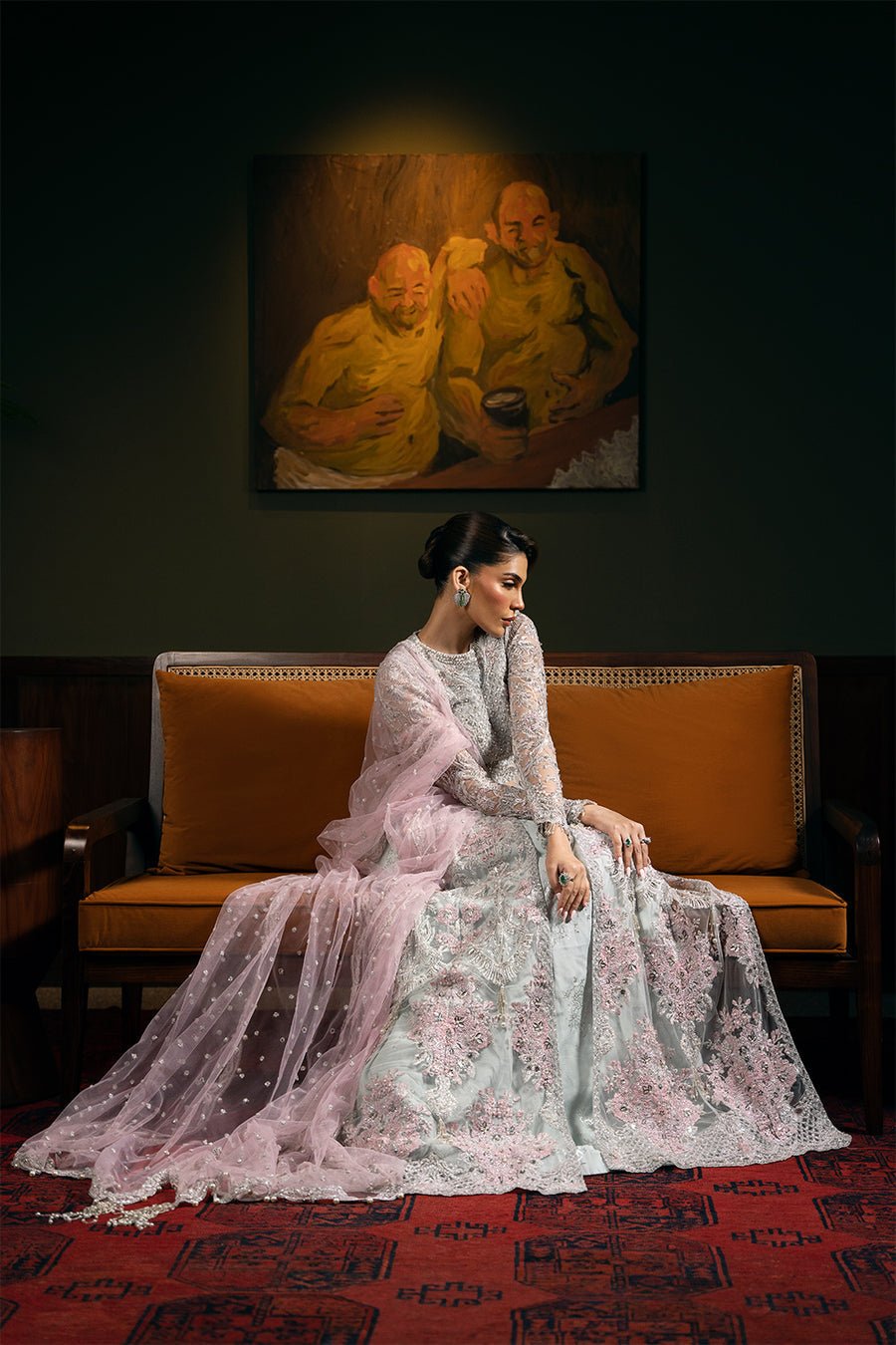 Republic Womens Wear Kylo Srf Embroidered Organza Party Wear Suit – Photoshoot Angle 8 Republic Womens Wear Kylo Srf Embroidered Organza Party Wear Suit - Designer Photoshoot Gallery Angle 8 | IQNAZ Couture