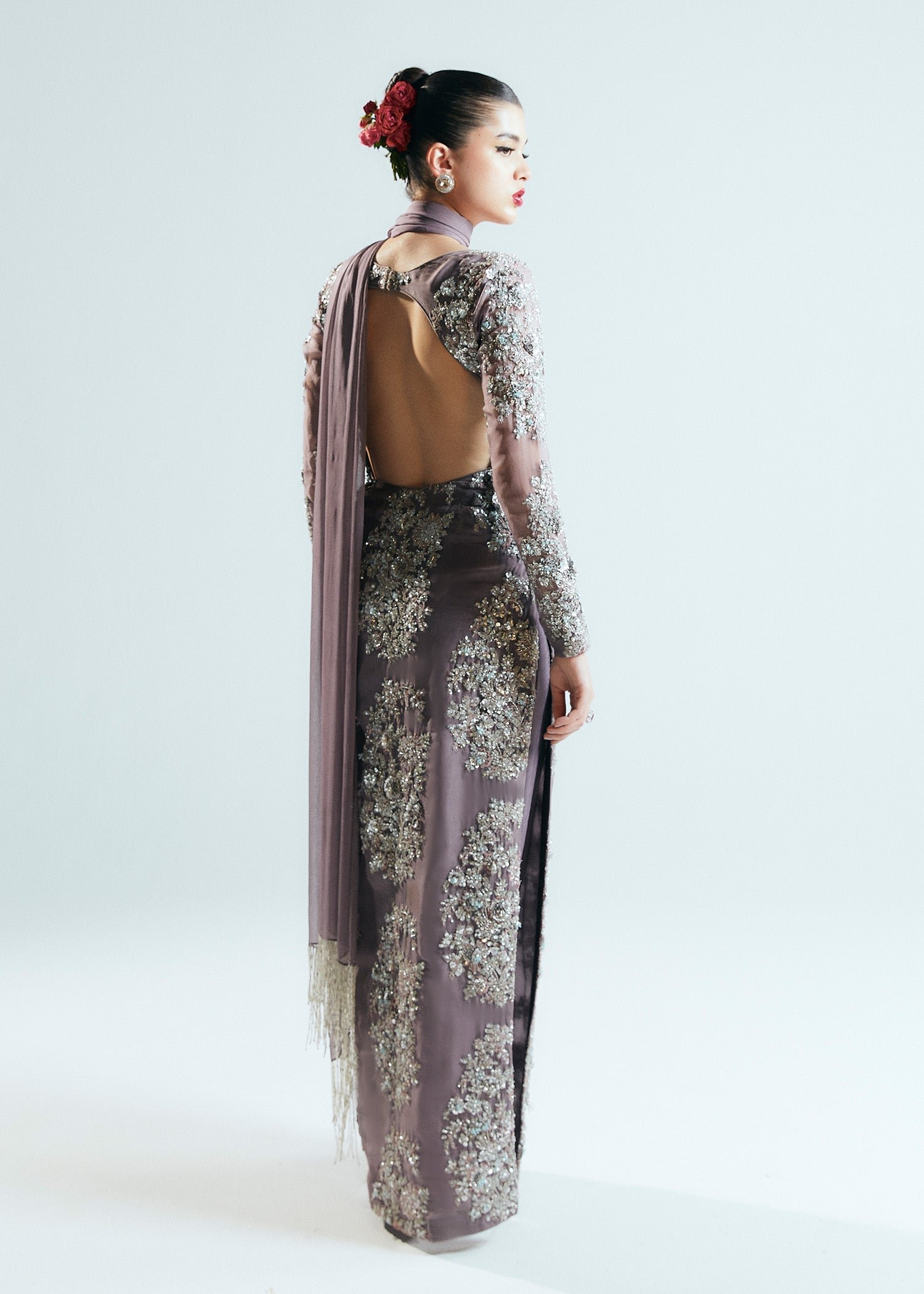 Hussain Rehar Mystic Embroidered Organza Party Wear Suit – Trouser & Bottom Fabric Hussain Rehar Mystic Embroidered Organza Party Wear Suit - Matching Bottom & Trouser Fabric Details | IQNAZ