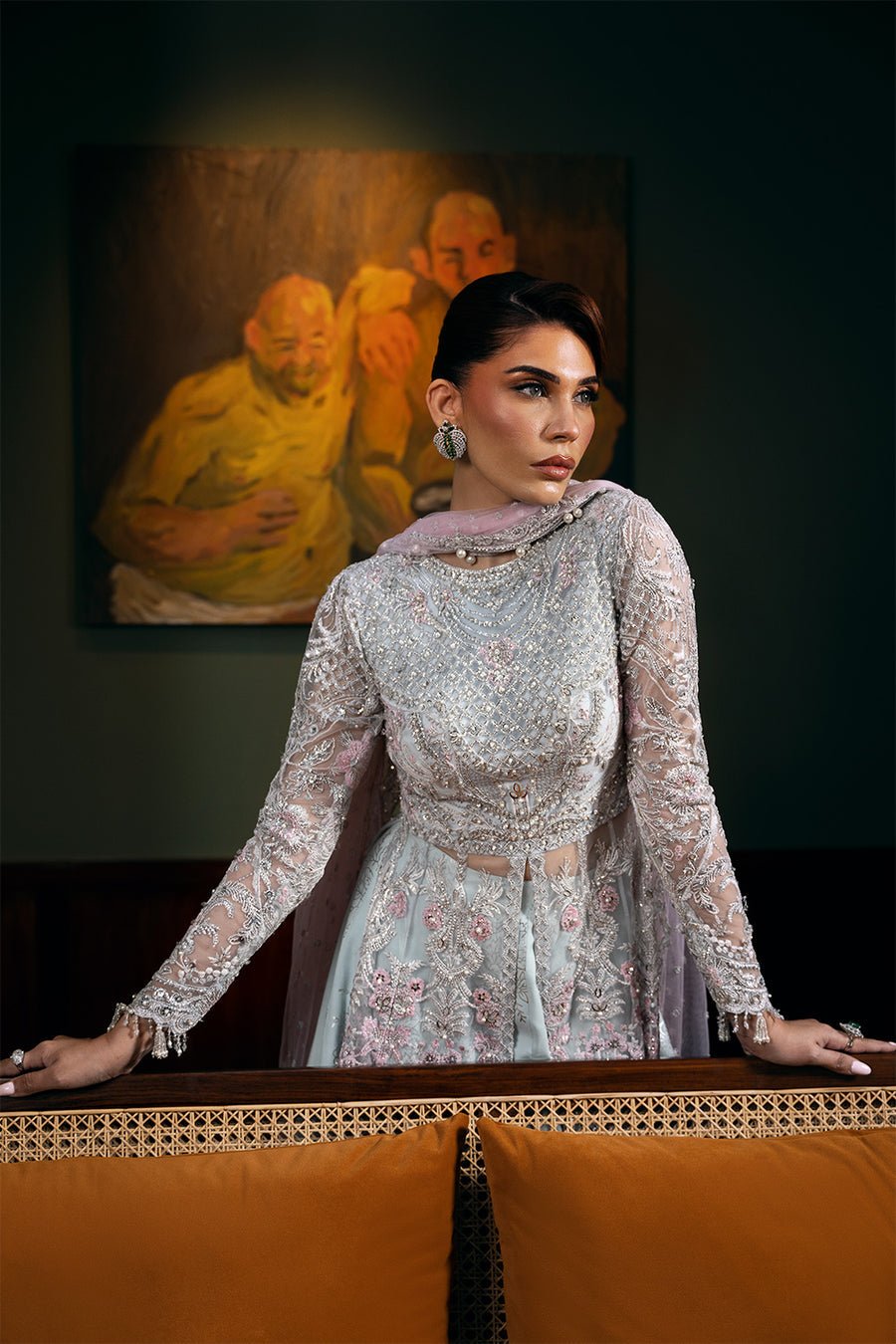 Republic Womens Wear Kylo Srf Embroidered Organza Party Wear Suit – Photoshoot Angle 7 Republic Womens Wear Kylo Srf Embroidered Organza Party Wear Suit - Designer Photoshoot Gallery Angle 7 | IQNAZ Couture