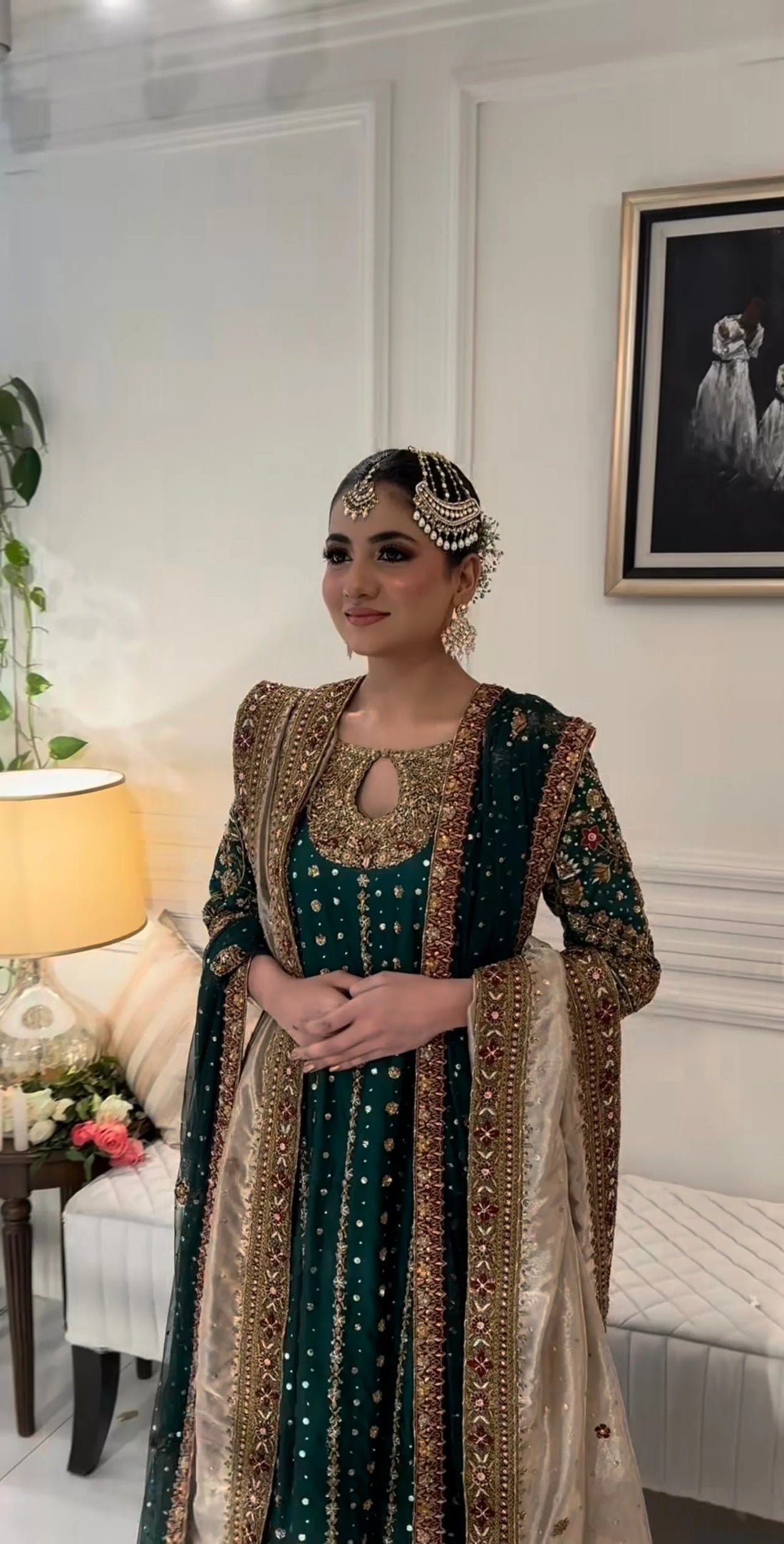 Haris Shakeel Hand Embellished Silk Party Wear Suit - Matching Bottom & Trouser Fabric Details | IQNAZ