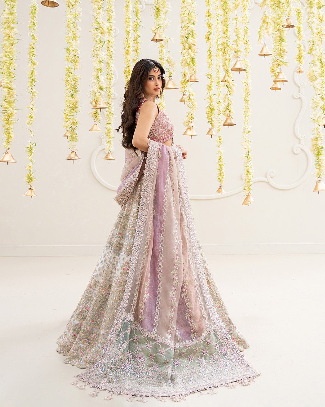 Faiza Saqlain Suzan Hand Embellished Organza Party Wear Suit – Trouser & Bottom Fabric Faiza Saqlain Suzan Hand Embellished Organza Party Wear Suit - Matching Bottom & Trouser Fabric Details | IQNAZ