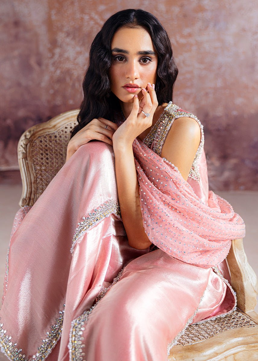 Sara Rohail Asghar Embroidered Organza Party Wear Suit – Photoshoot Angle 6 Sara Rohail Asghar Embroidered Organza Party Wear Suit - Designer Photoshoot Gallery Angle 6 | IQNAZ Couture